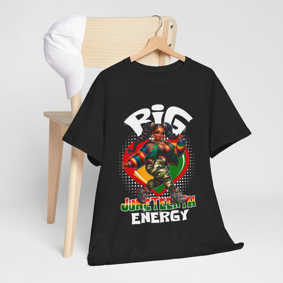 Big Energy reggae and dancehall graphic T-shirt — additional product image