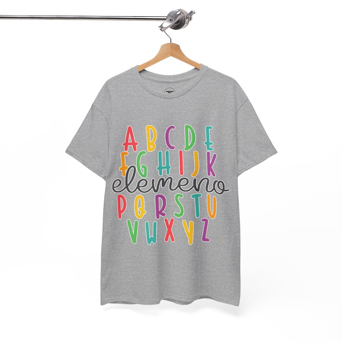 Alphabet Elemeno Kids Tee — Colorful ABCs Shirt for Teachers & Toddlers