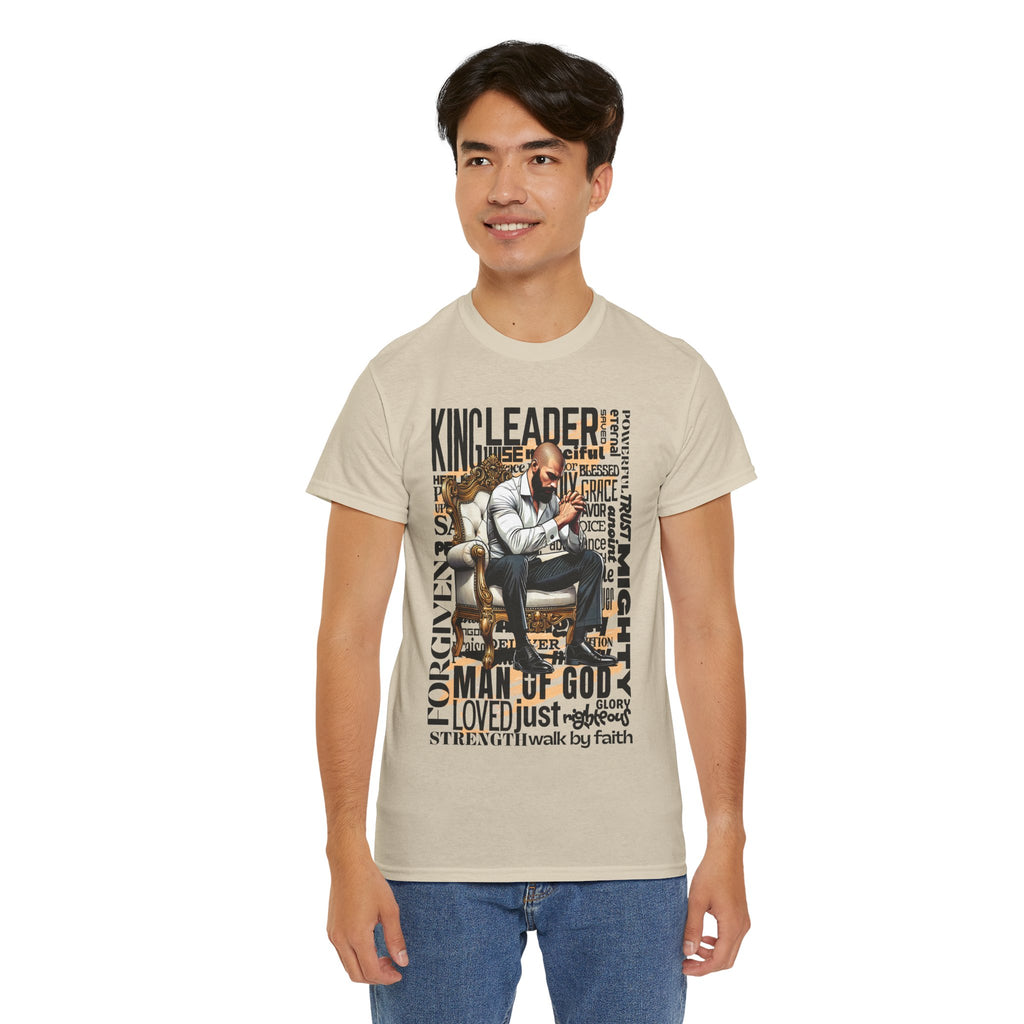 Christian Man of God Graphic Tee — "Man of God" Faith-Based Inspirational T-Shirt