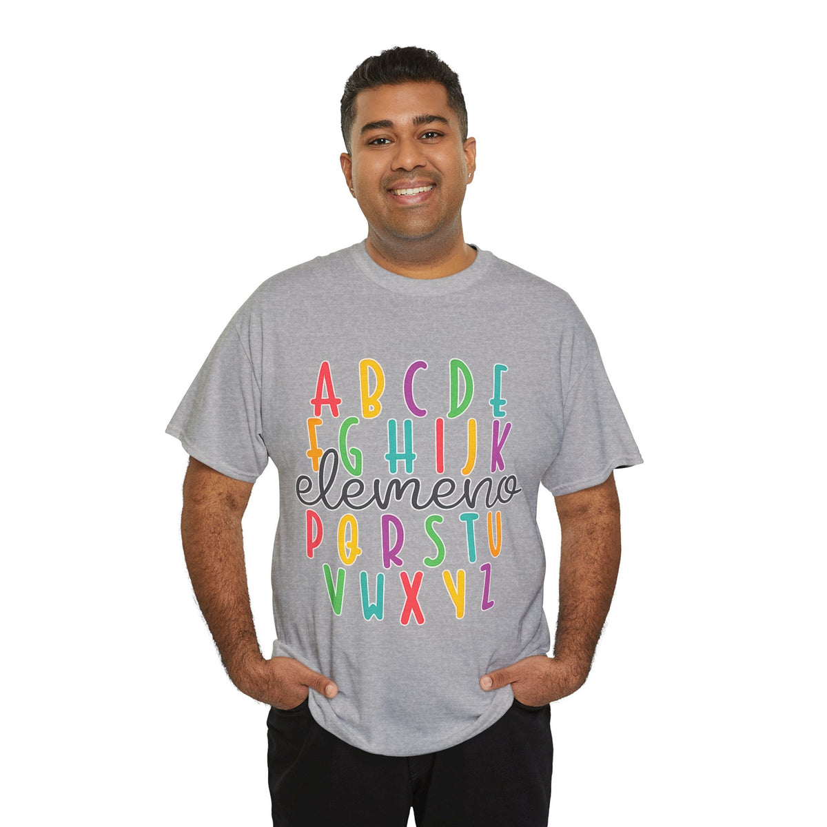 Alphabet Elemeno Kids Tee — Colorful ABCs Shirt for Teachers & Toddlers