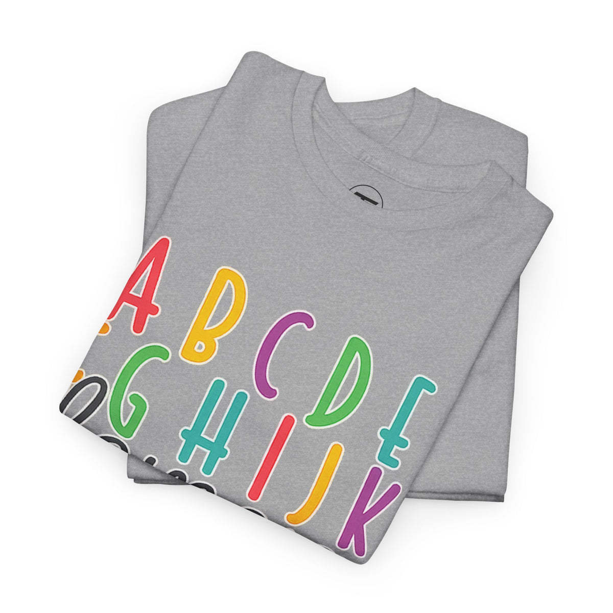 Alphabet Elemeno Kids Tee — Colorful ABCs Shirt for Teachers & Toddlers