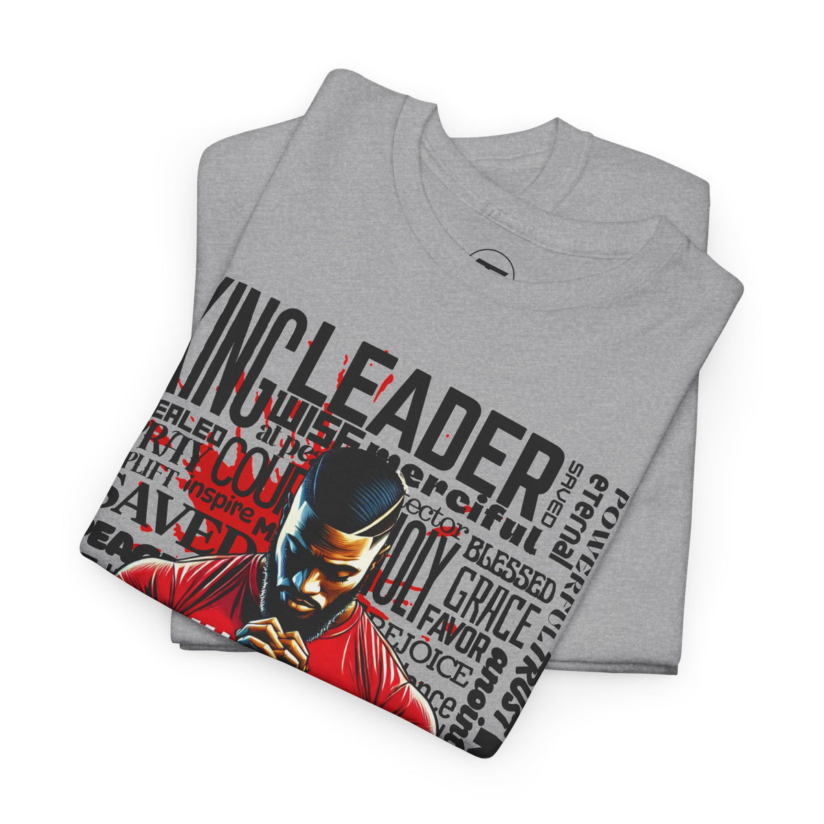 Faith-Inspired Graphic Tee — "Man of God" Prayer Design