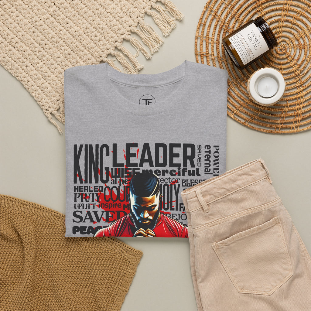 Faith-Inspired Graphic Tee — "Man of God" Prayer Design