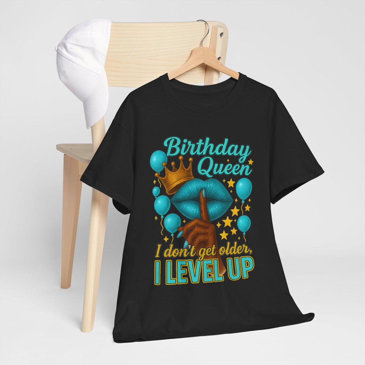 Birthday Queen I Don't Get Older I Level Up graphic T-shirt — additional product image