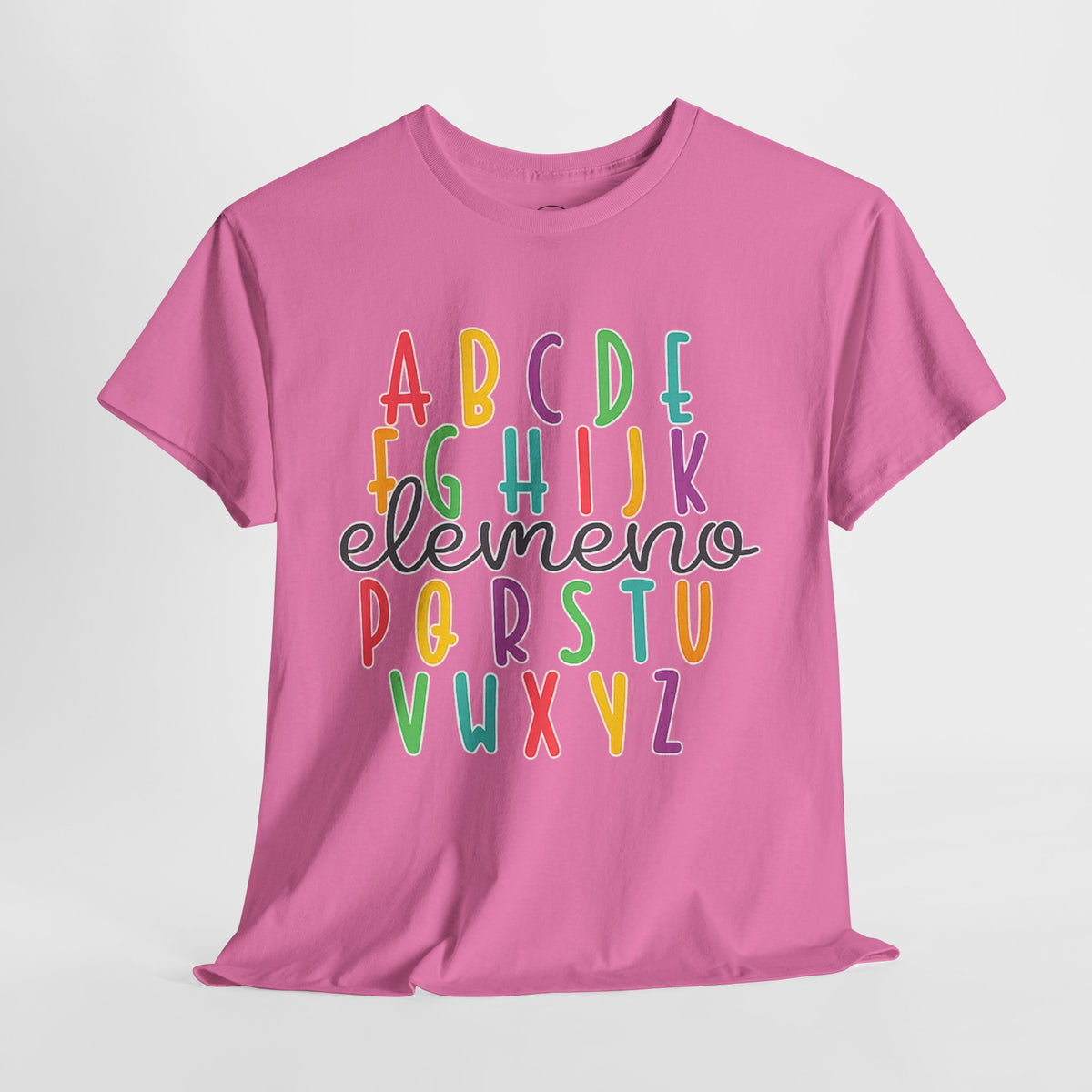 Alphabet Elemeno Kids Tee — Colorful ABCs Shirt for Teachers & Toddlers