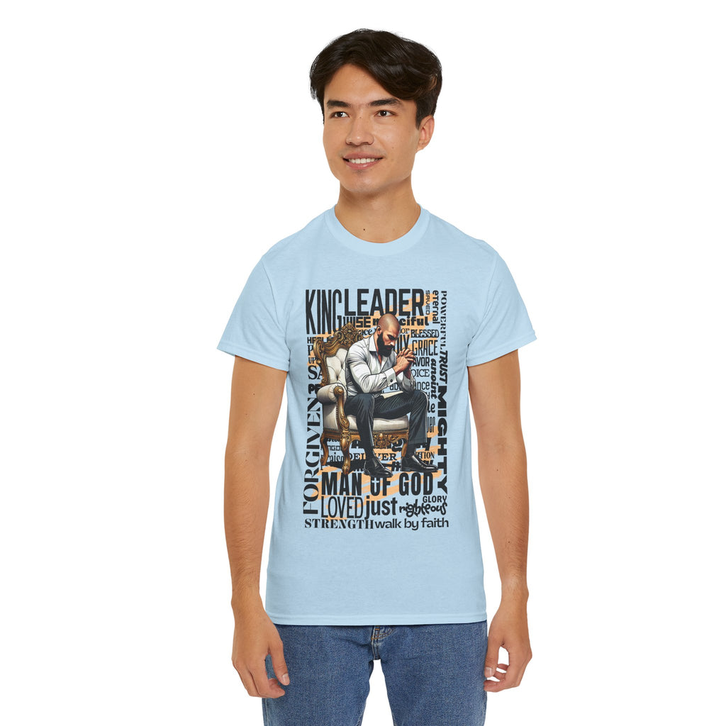 Christian Man of God Graphic Tee — "Man of God" Faith-Based Inspirational T-Shirt
