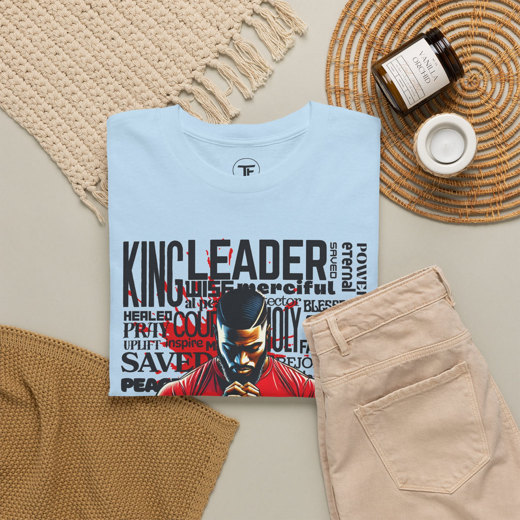 Faith-Inspired Graphic Tee — "Man of God" Prayer Design