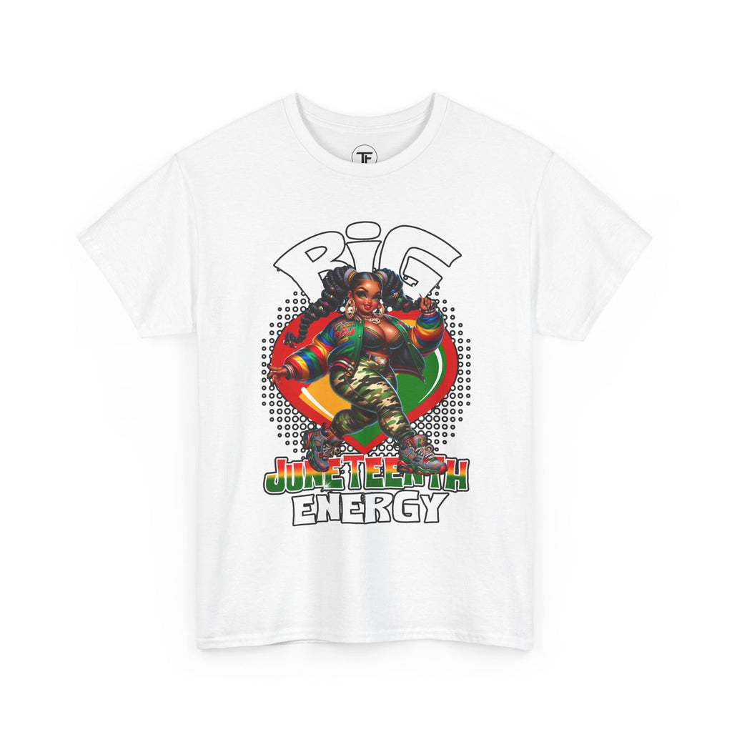 Reggae Energy Graphic Tee – "Big Energy" Dancehall Vibes T-Shirt