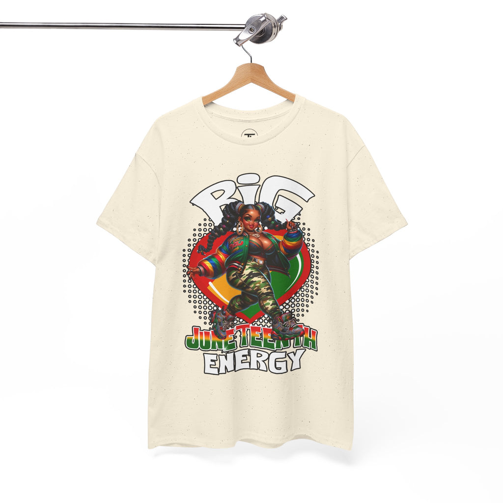 Reggae Energy Graphic Tee – "Big Energy" Dancehall Vibes T-Shirt