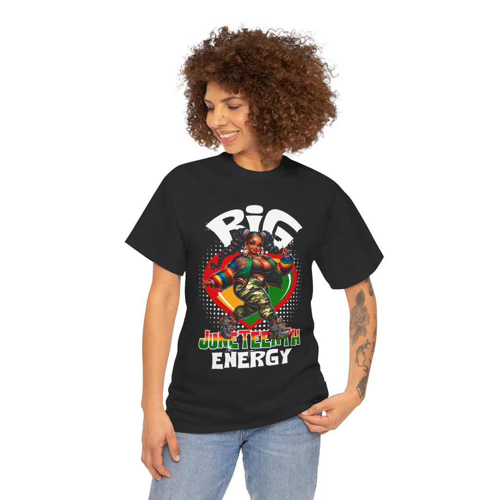 Reggae Energy Graphic Tee – "Big Energy" Dancehall Vibes T-Shirt