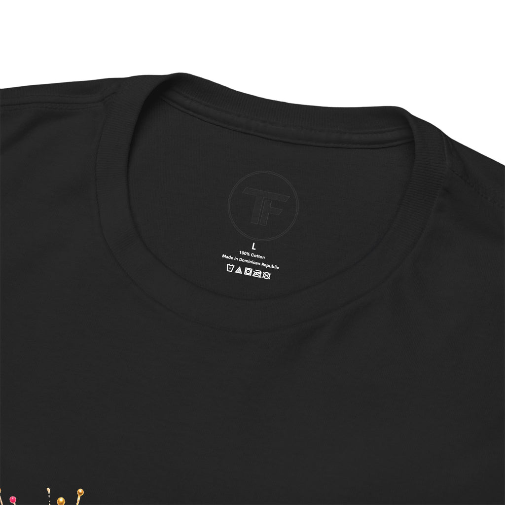 FAITH Leopard Bow T-Shirt Pink Faith Graphic Tee for Women & Girls product mockup