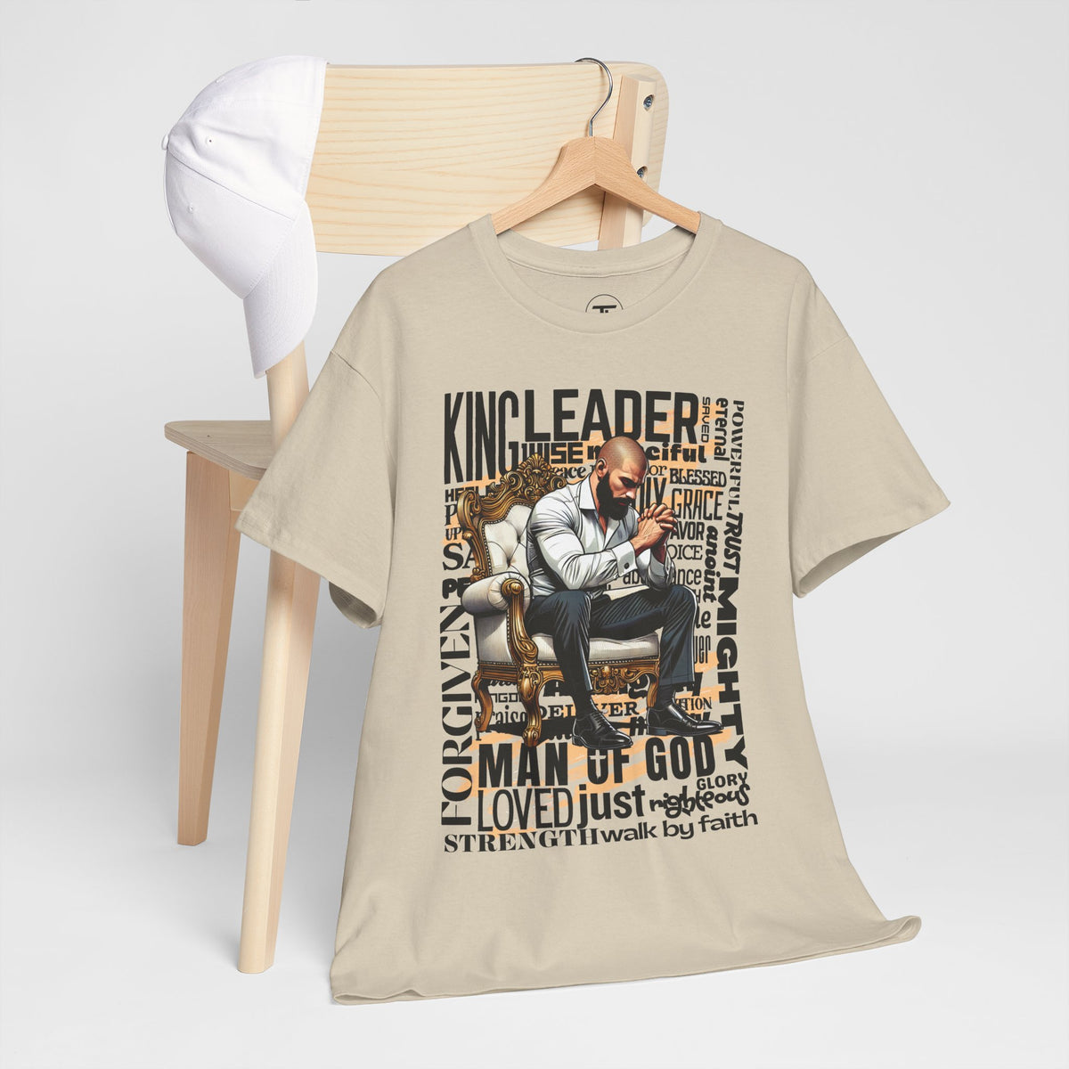 Christian Man of God inspirational graphic T-shirt — additional product image