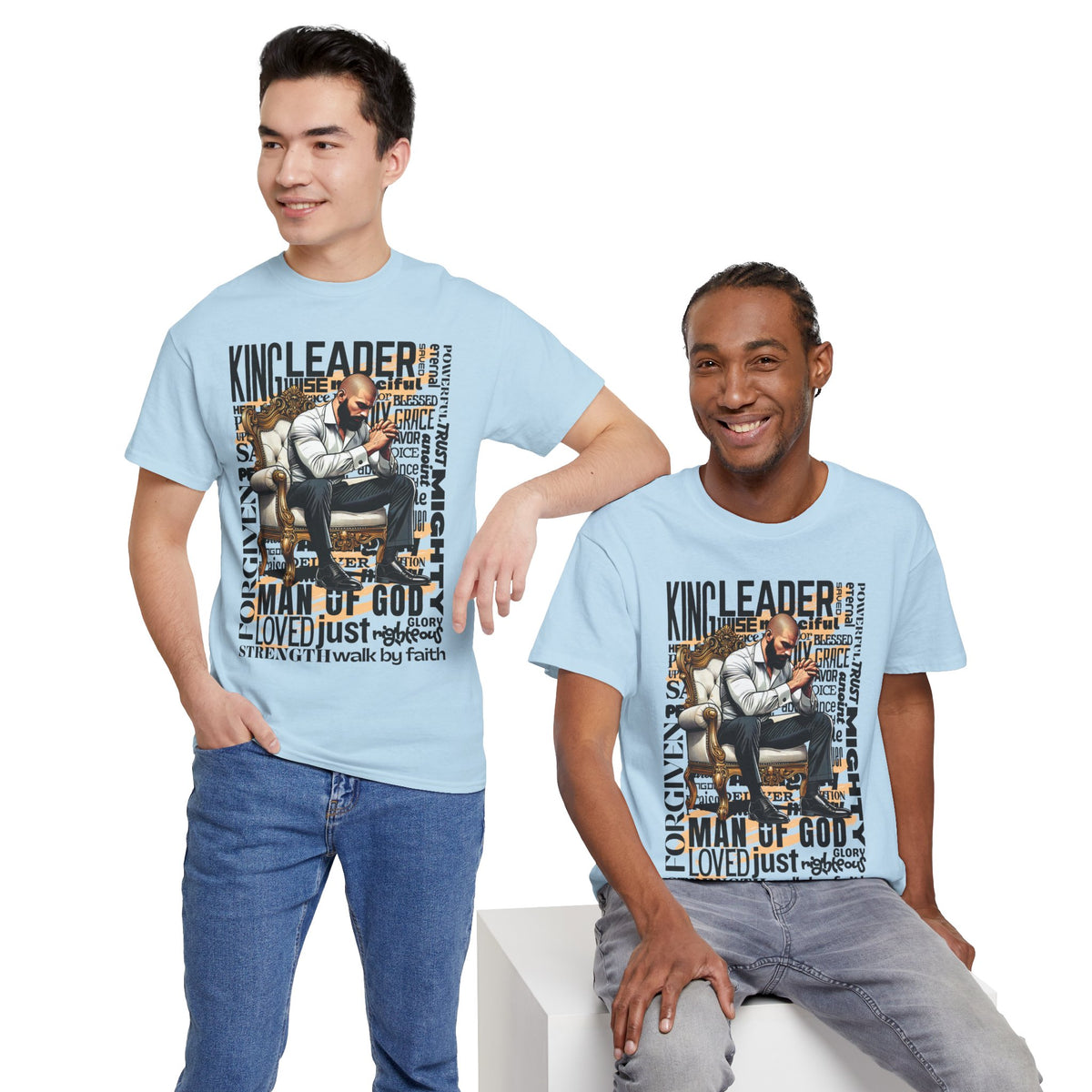 Christian Man of God Graphic Tee — "Man of God" Faith-Based Inspirational T-Shirt