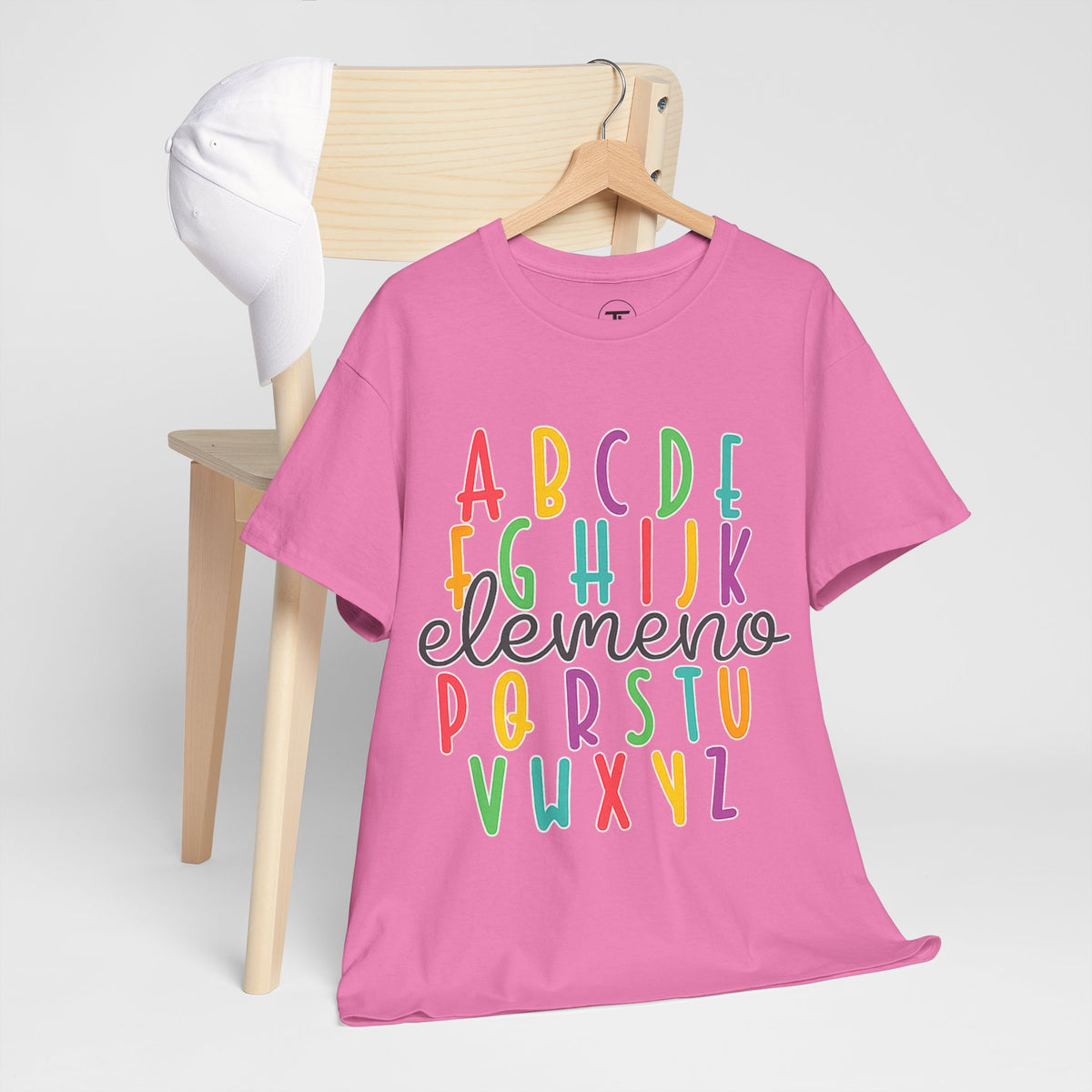 Alphabet Elemeno Kids Tee — Colorful ABCs Shirt for Teachers & Toddlers