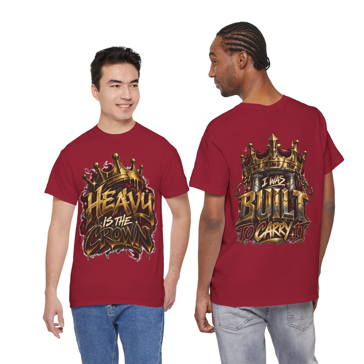 Heavy Is the Crown graphic tee | Crown typography shirt