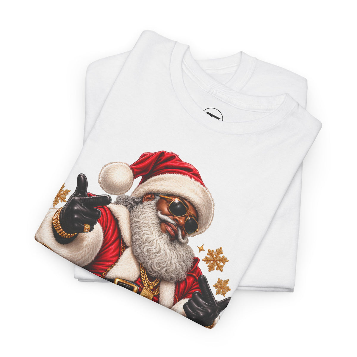 Sleighin’ All Day Santa Christmas T-Shirt | Funny Holiday Graphic Tee