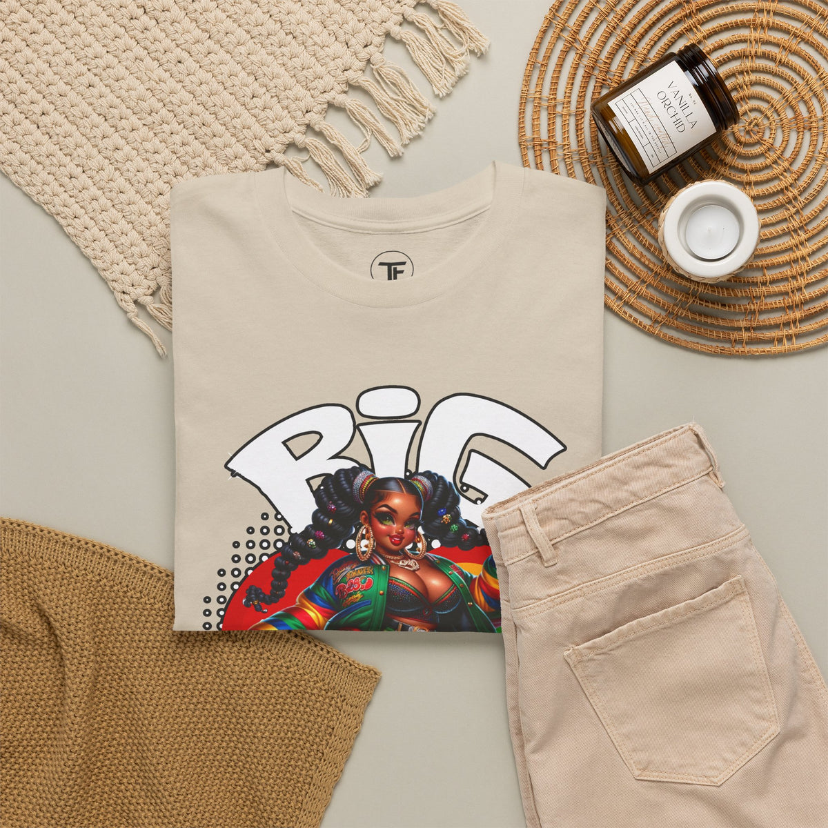 Reggae Energy Graphic Tee – "Big Energy" Dancehall Vibes T-Shirt