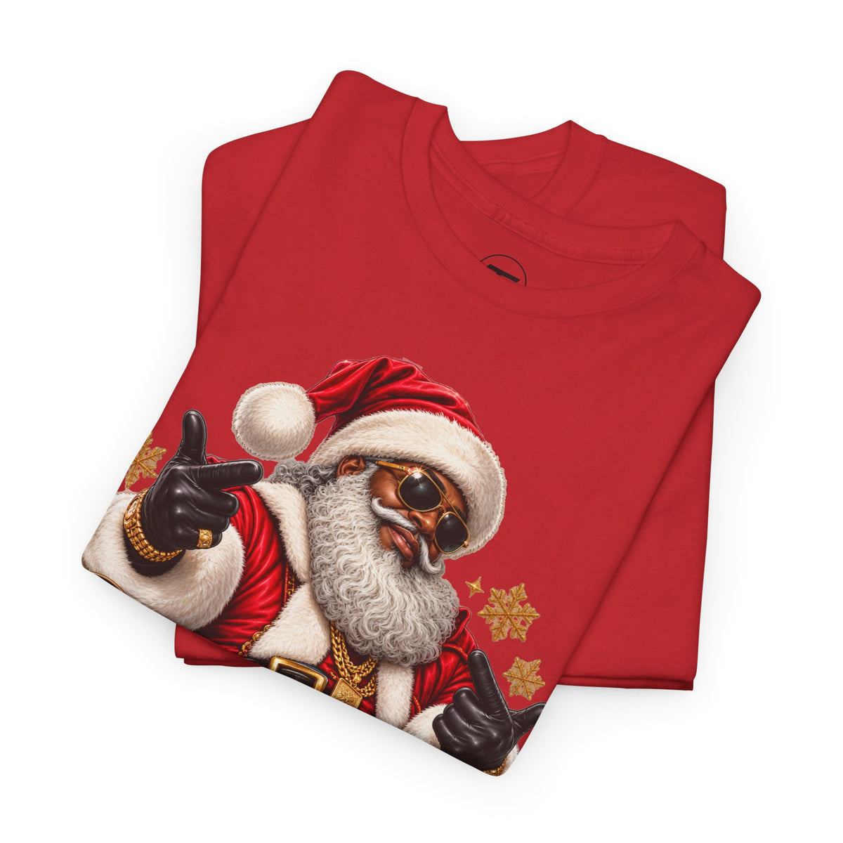 Sleighin’ All Day Santa Christmas T-Shirt | Funny Holiday Graphic Tee