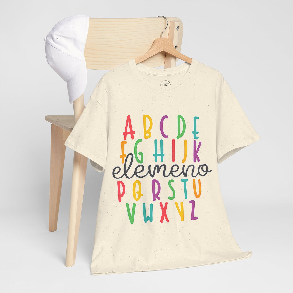 Alphabet Elemeno Kids Tee — Colorful ABCs Shirt for Teachers & Toddlers