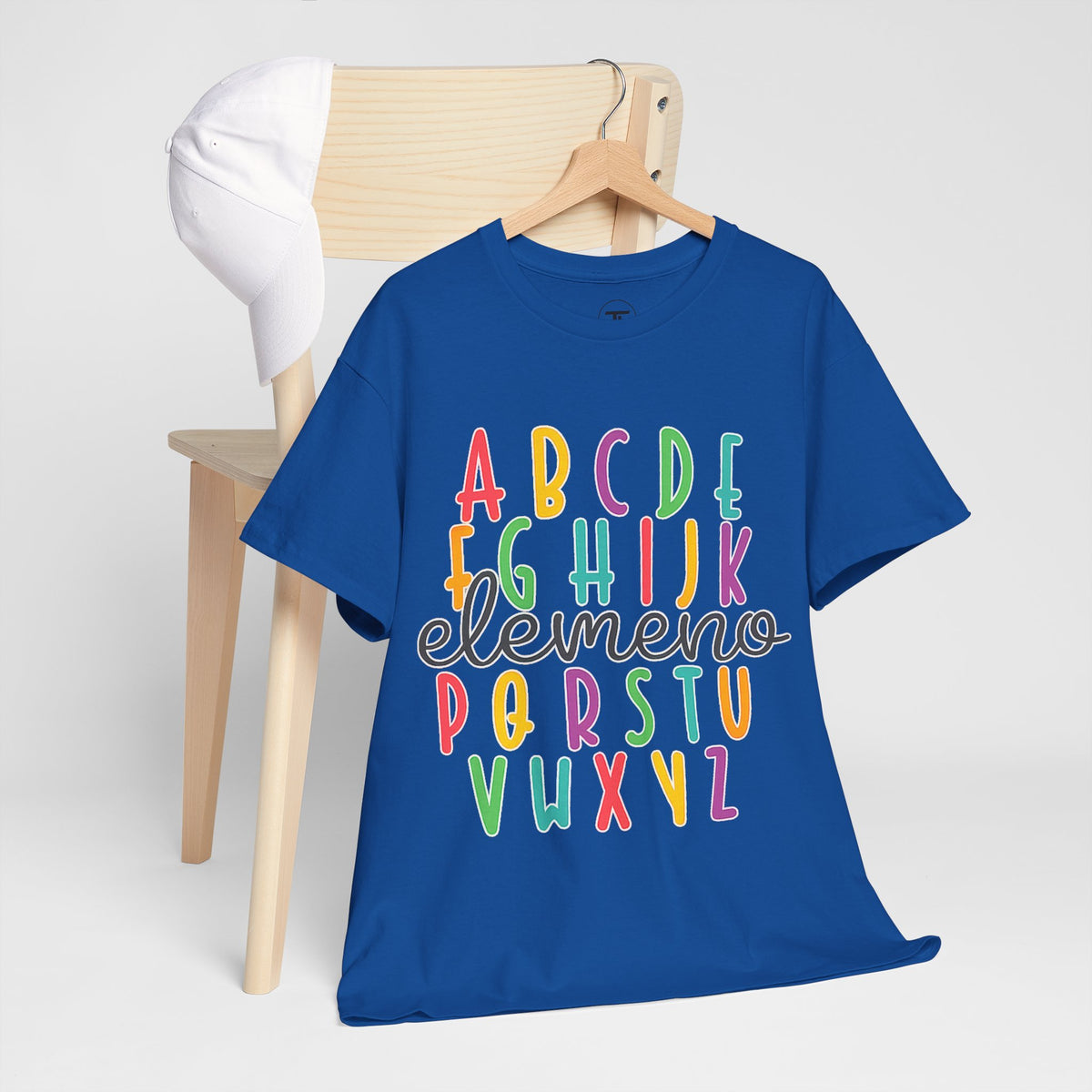 Alphabet Elemeno Kids Tee — Colorful ABCs Shirt for Teachers & Toddlers