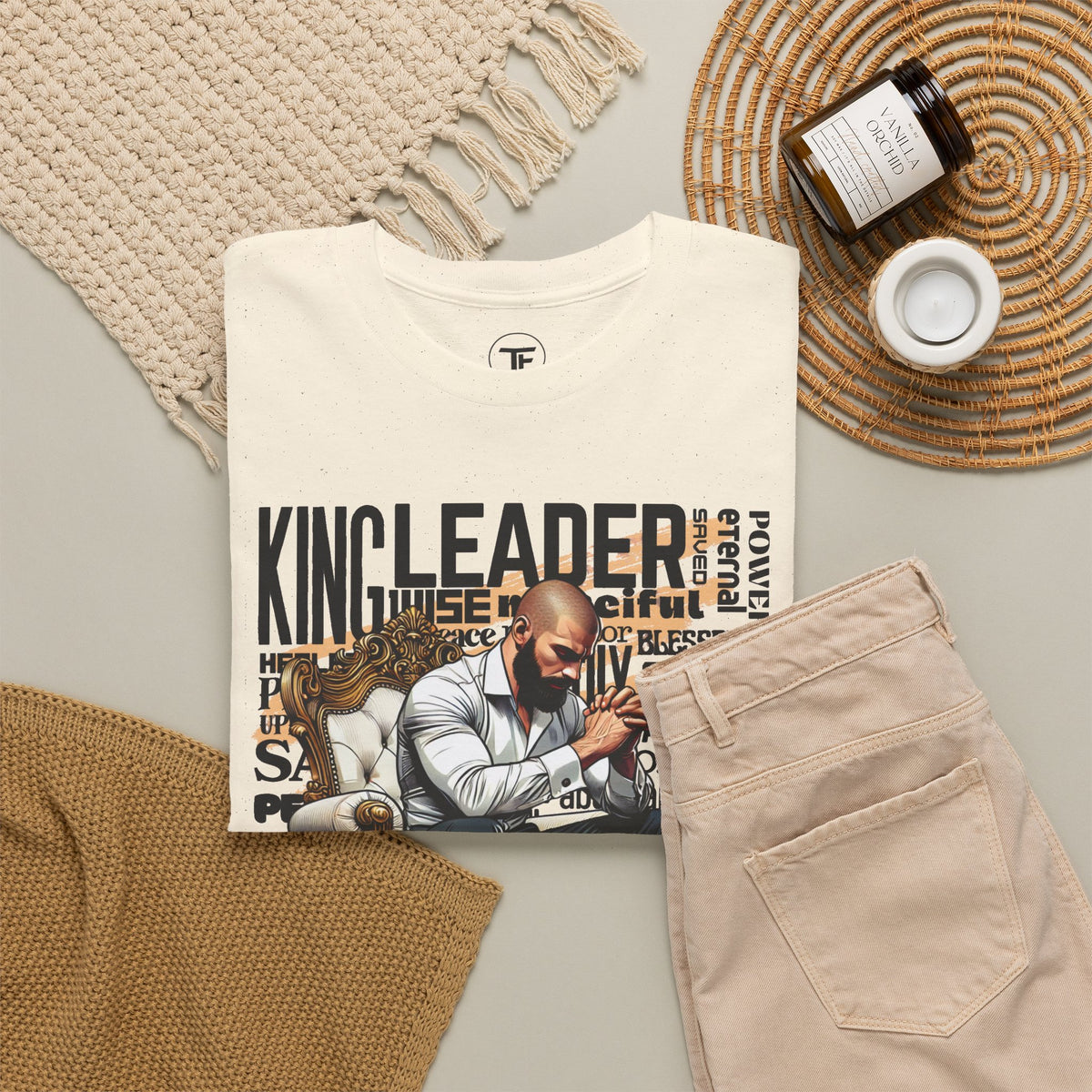 Christian Man of God Graphic Tee — "Man of God" Faith-Based Inspirational T-Shirt