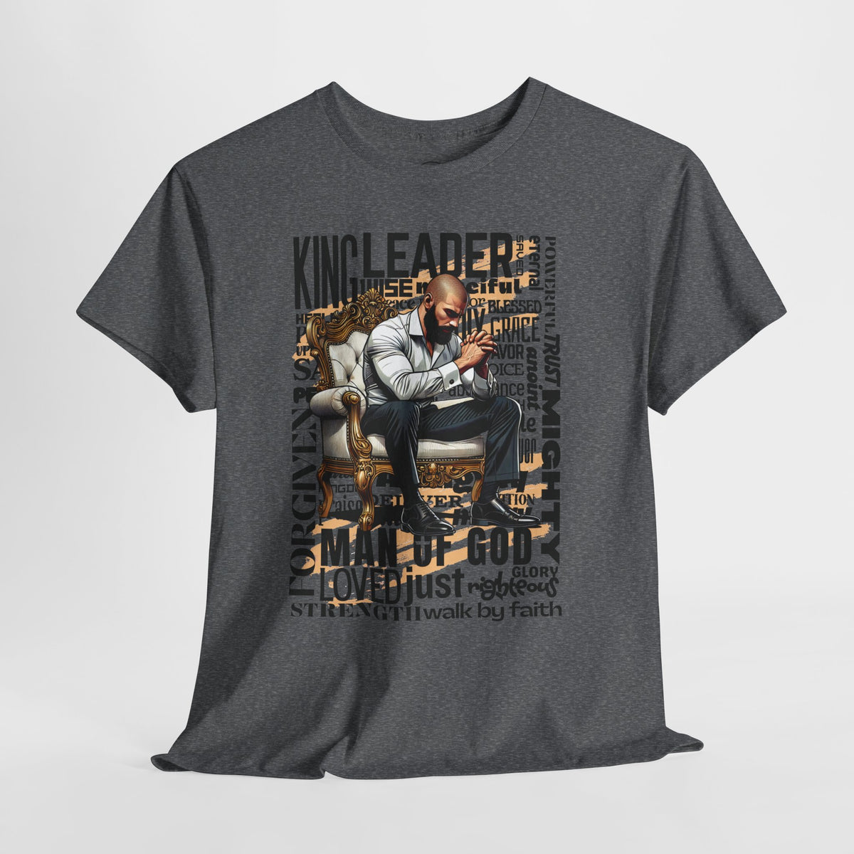 Christian Man of God Graphic Tee — "Man of God" Faith-Based Inspirational T-Shirt