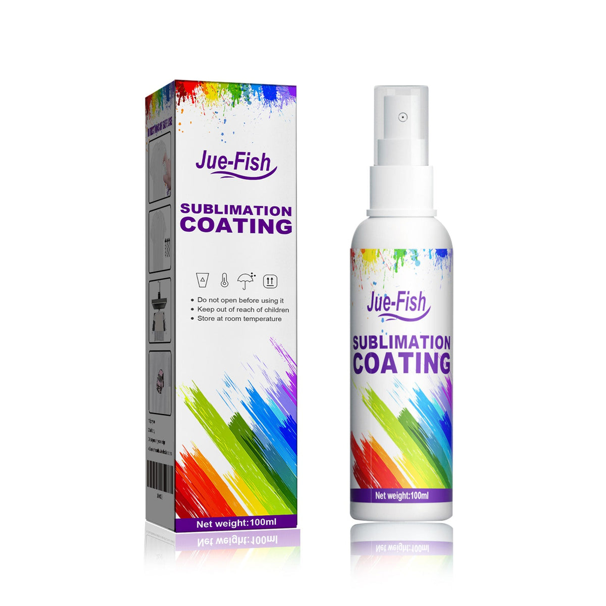Sublimation coating spray for heat-transfer craft projects