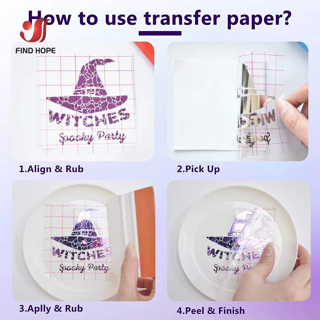 Clear transfer tape roll for vinyl decals and tumbler projects