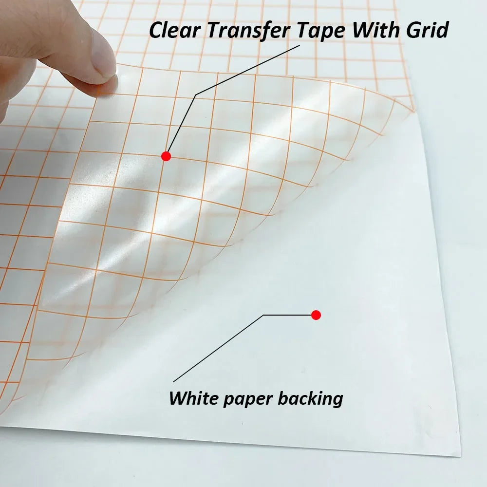 Transfer tape for vinyl craft-business production