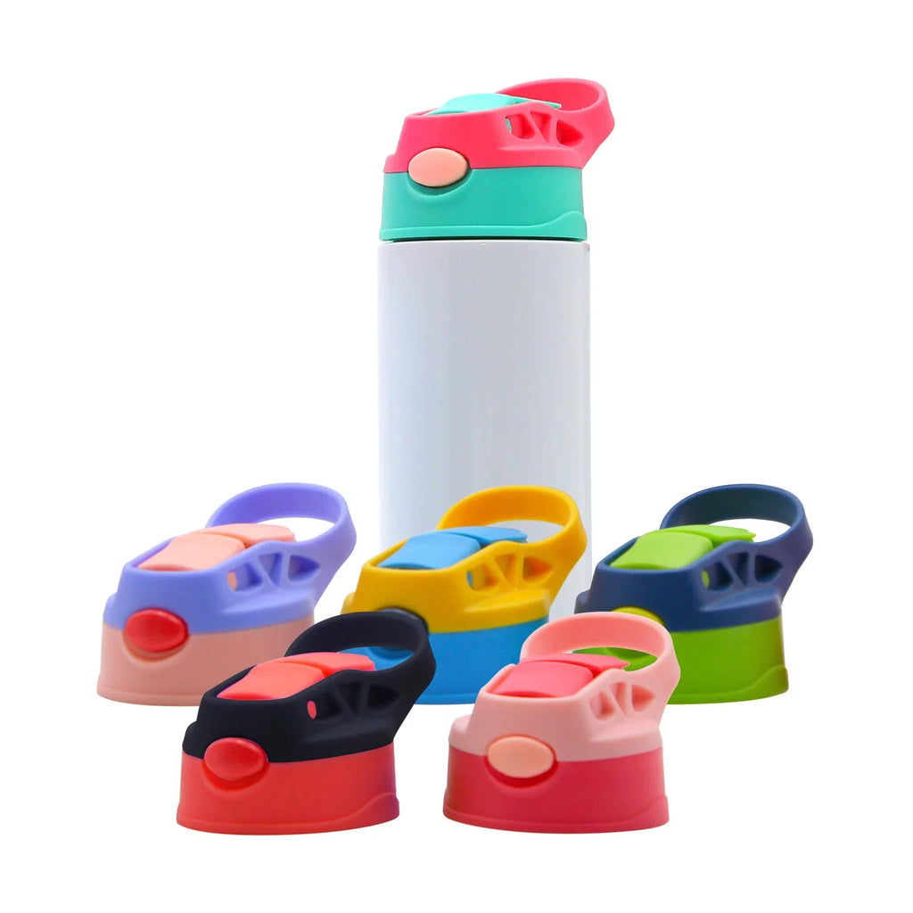 Replacement lid and straw for 12oz sublimation sippy cup