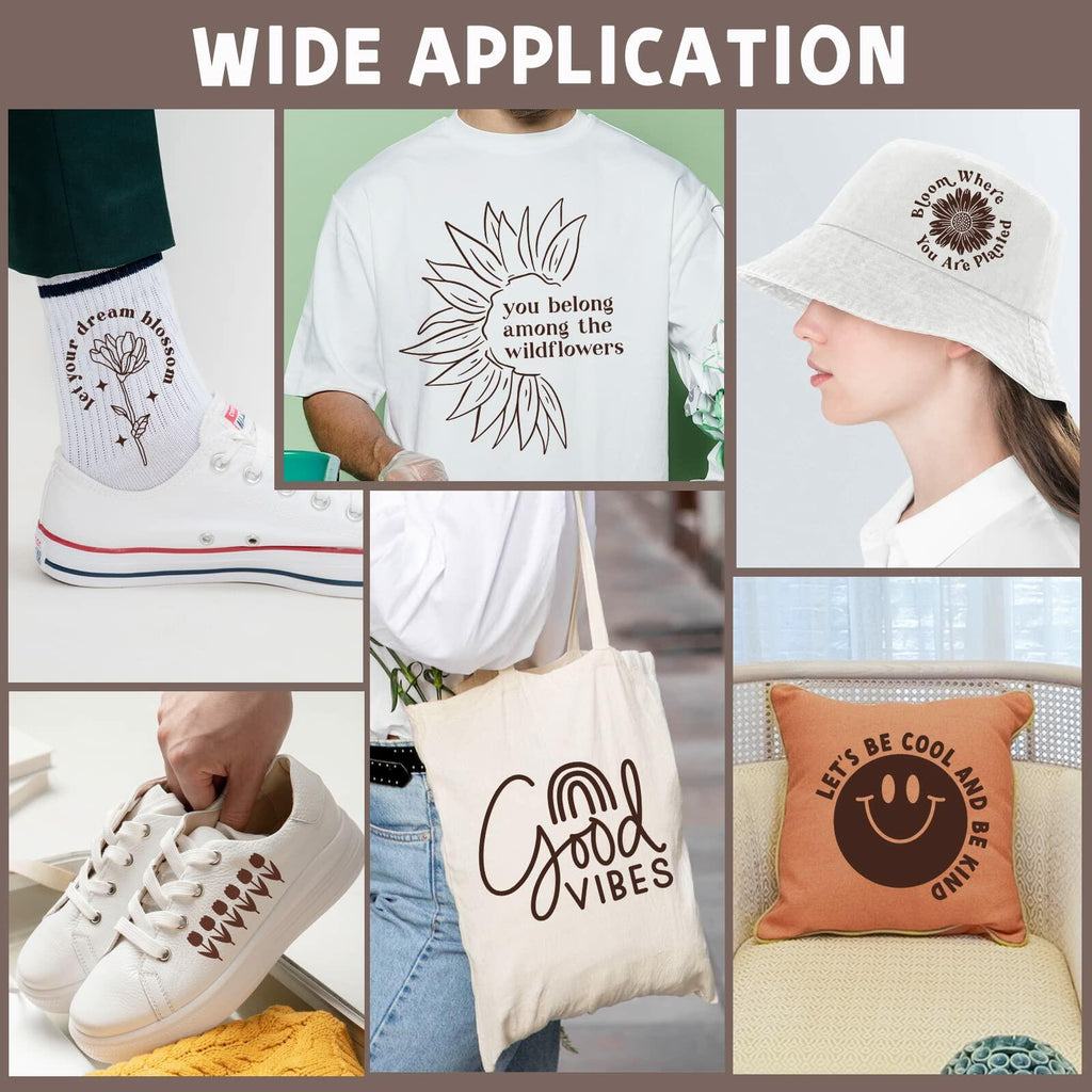 chocolate brown heat-transfer vinyl roll — product view 4